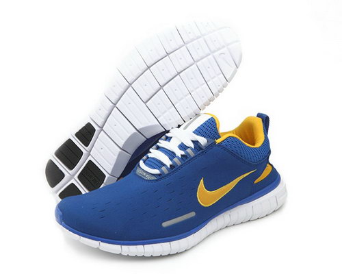 Nike Free Og 14 Br Mens Shoes 2014 Wool Skin Blue White Yellow Hot Discount